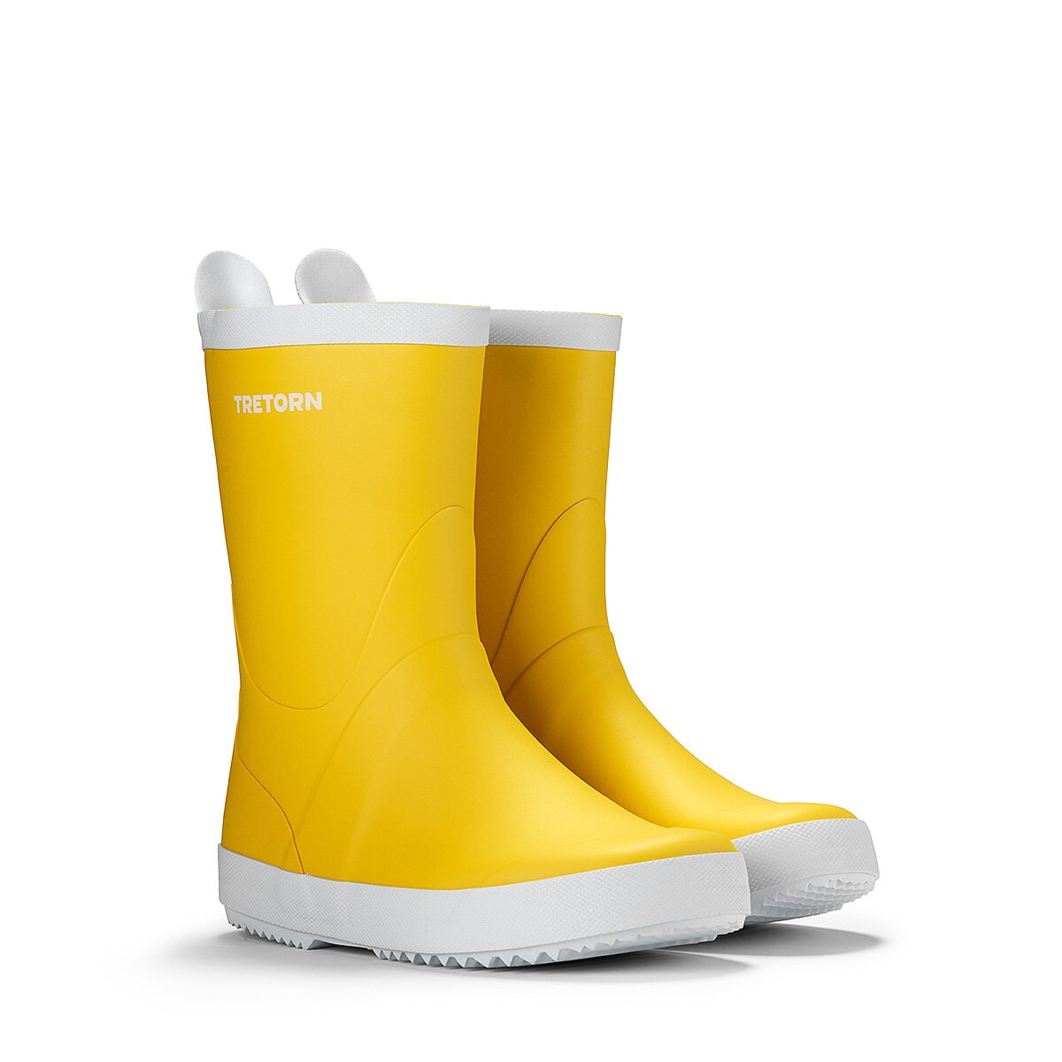 Wings rubber boots by Tretorn for men and women in the colour yellow
