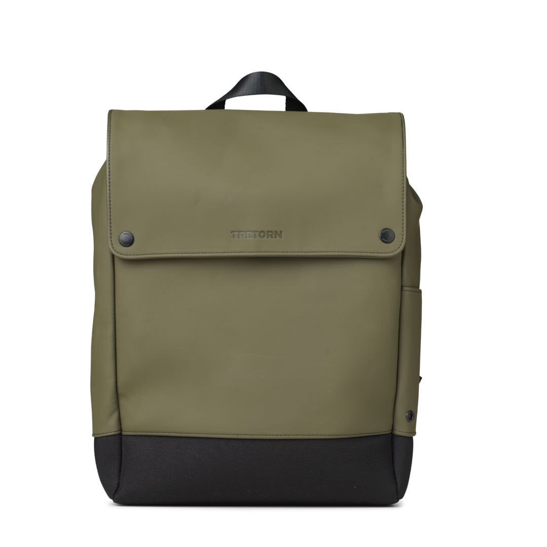 Wings daypack waterproof backpack from Tretorn in the colour dark green