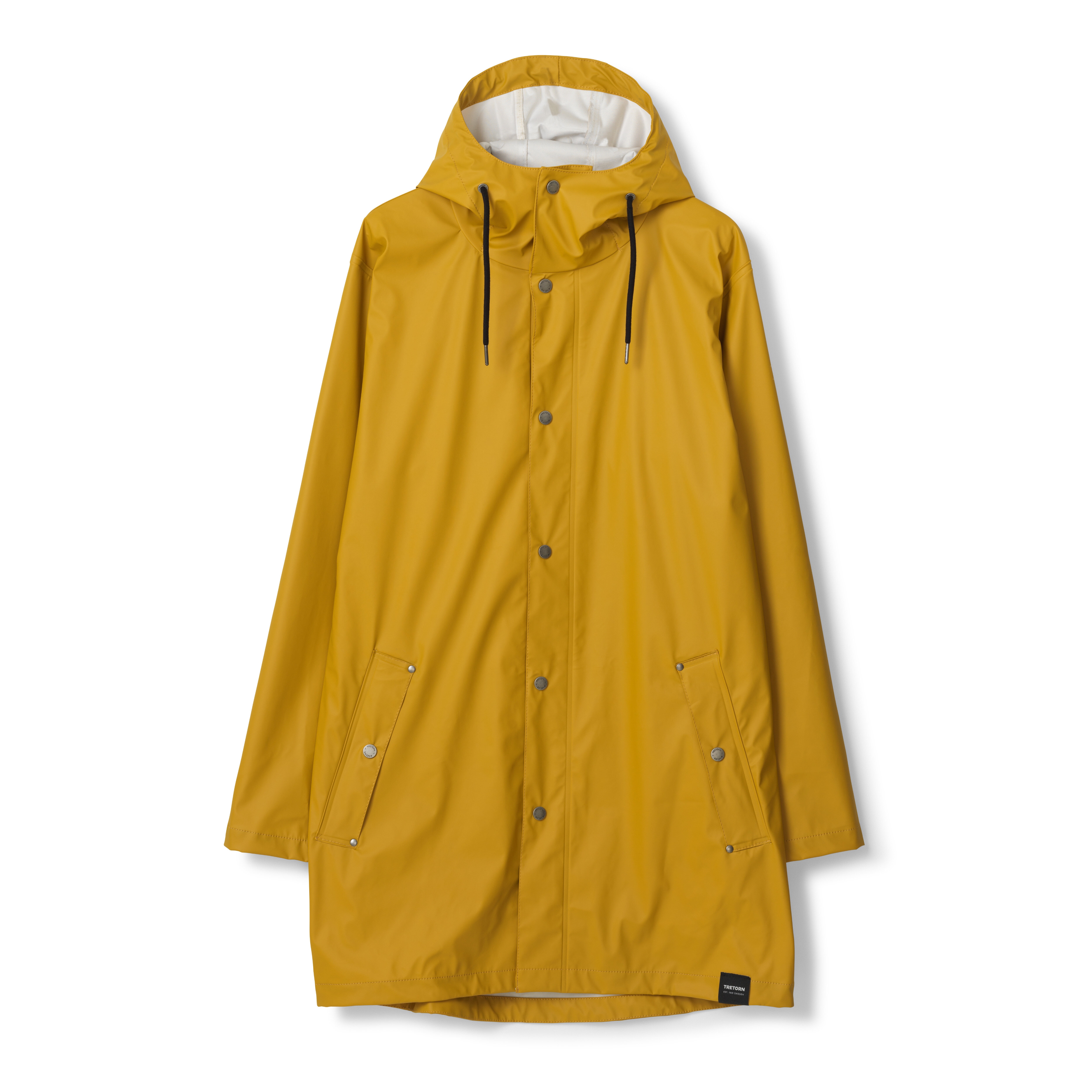 Wings Plus Eco rain jacket by Tretorn for men and women in the colour yellow